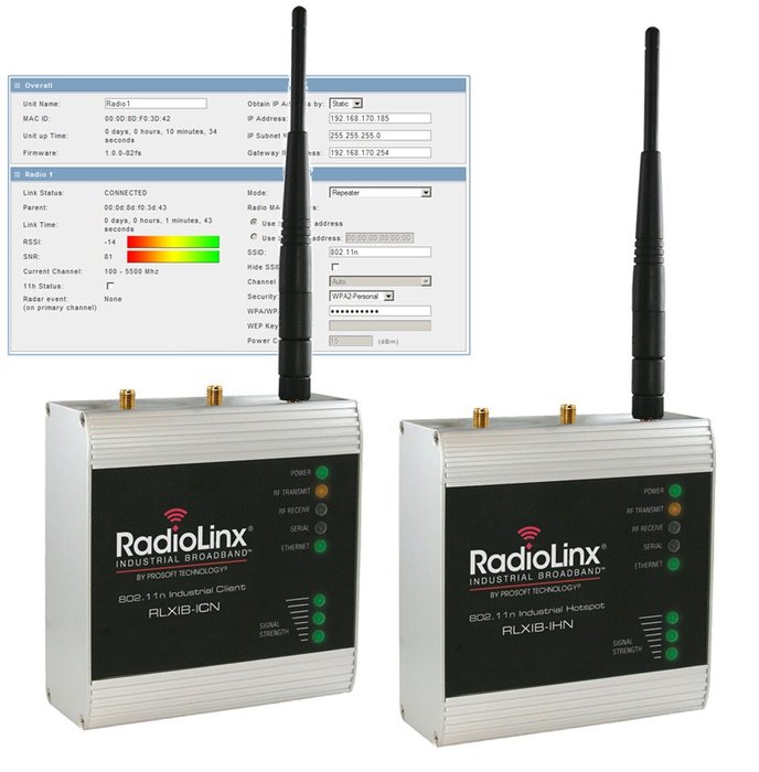 802.11n : ProSoft Technology® lance deux nouvelles radios industrielles haut-débit